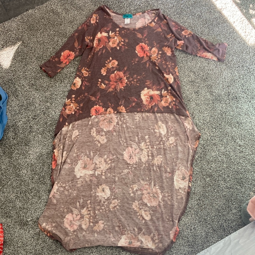 Turquoise Haven High Low Shirt